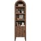 Best Choice Products 72 Tall Narrow Storage Cabinet w/ Adjustable Shelves, 4-Tier Modern Arched Bookcase"